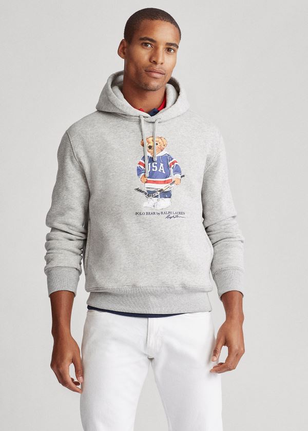 Moletom Polo Ralph Lauren Hockey Bear Fleece Homem 20517-UMZS